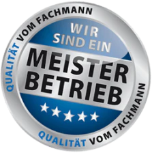 Siegel: Wir sind ein Meisterbetrieb – Qualität vom Fachmann