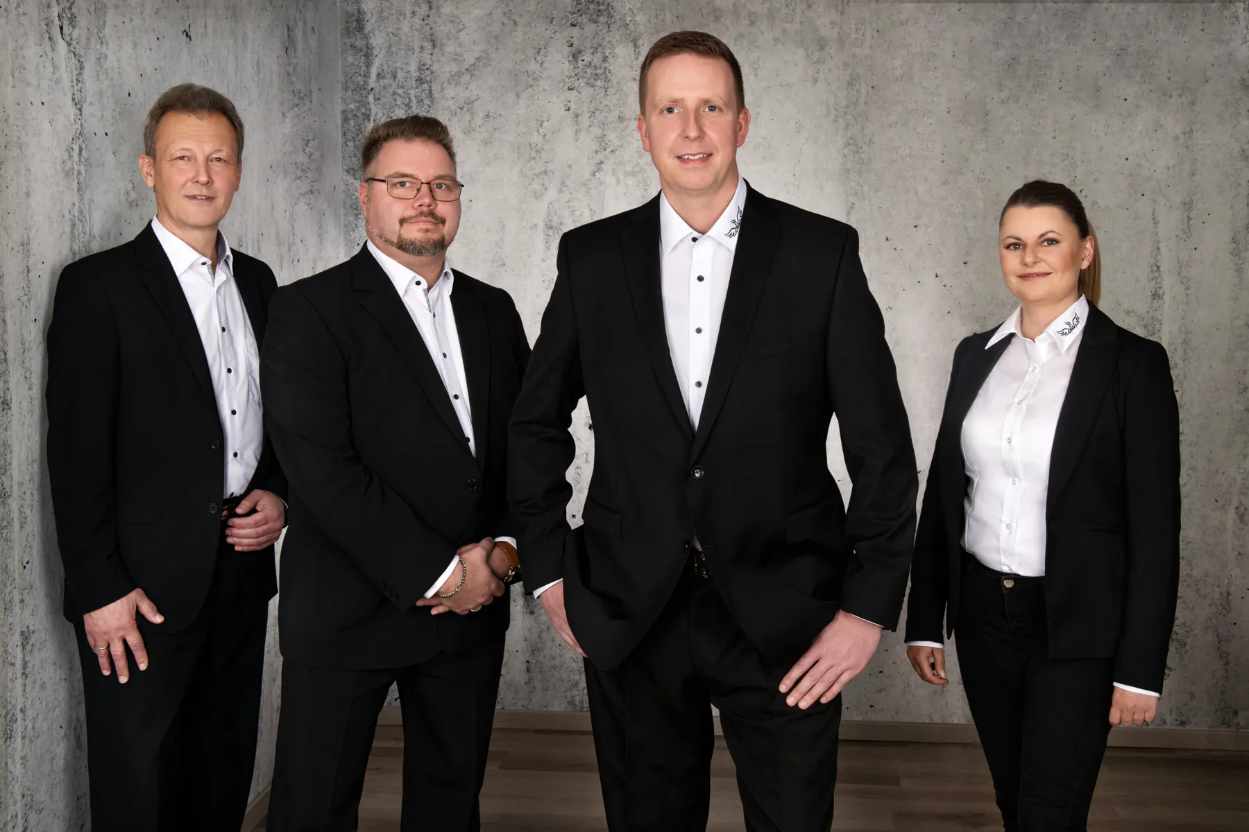 Das Leitungsteam von ContacT: Torsten Babik, Stefan Laib, Marcus Czerwonates und Nicole Czerwonates
